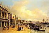 Carlo Grubacs A View of the Doges Palace painting